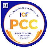 ICF Professional Certified Coach badge